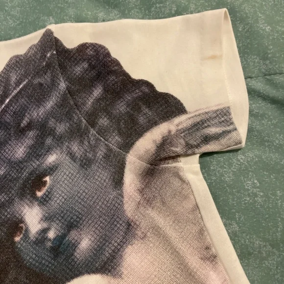 FIORUCCI ENLARGED ANGELS BABY T-SHIRT WHITE - Picture 3 of 5